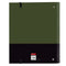 Ringmap Safta Dark forest Zwart Groen 27 x 32 x 3.5 cm
