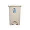 Pedaalemmer Beige Plastic 50 L (3 Stuks)