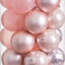 Kerstballen Roze Plastic 6 x 6 x 6 cm (40 Stuks)