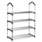 Schoenenrek Kipit 1063 Zilverkleurig 76 x 26 x 58 cm 4 Planken
