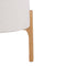 Poef Synthetisch materiaal Beige Hout 46 x 46 x 46 cm