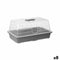Kas Grijs Transparant Plastic 38,4 x 17,5 x 24,7 cm (8 Stuks)