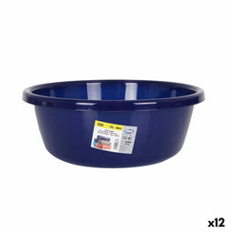 Waskom Dem Eco Cirkelvormig Blauw 15 L 41 x 16 cm (12 Stuks)