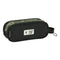 Pennenetui met 2 vakken Kelme Travel Zwart Groen 21 x 8 x 6 cm