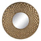 Wandspiegel Gouden Kristal Ijzer 100 x 3 x 100 cm