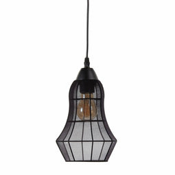 Plafondlamp Synthetisch materiaal Zwart Metaal