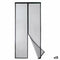 Muggennet Magnetisch Zwart Polyester Magneet 90 x 210 cm (12 Stuks)