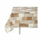 Tafelkleed Dun canvas Anti-vlek Tegel 140 x 180 cm Beige (6 Stuks)