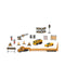 Vrachtwagen City Rescue Construction 1:64 34 x 15 cm