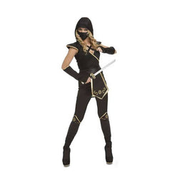 Kostuums voor Volwassenen My Other Me Ninja Zwart (5 Onderdelen) Maat S
