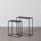 Set van 2 tafels Zwart Ijzer 50 x 25 x 60 cm (2 Stuks)