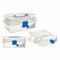 Multi-functionele Kist Blauw Transparant Plastic 27 x 13,5 x 16 cm (12 Stuks)