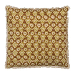 Kussen Katoen Bruin Beige 50 x 50 cm