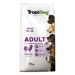 Voer Tropi Dog Premium Adult Medium & Large Volwassen Lam Vogels 12 kg