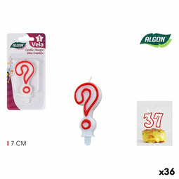 Kaarsenset Algon Rood (36 Stuks)