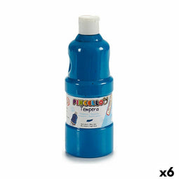 Tempera Licht Blauw 400 ml (6 Stuks)