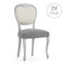 Stoelhoes Eysa JAZ Grijs 50 x 5 x 50 cm 2 Stuks