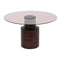 Hoofdtafel DKD Home Decor Kristal Mangohout 80 x 80 x 40 cm