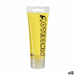 Acrylverf 75 ml Geel (12 Stuks)