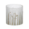 Kaarshouder Grijs Gouden Kristal Ø 15 cm 15 x 15 x 15 cm