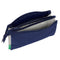 Pennenetui met 3 vakken Benetton Varsity Grijs Marineblauw 22 x 12 x 3 cm