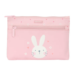 Schoolpennenzak Safta Bunny Konijnenvlees Roze 23 x 16 x 3 cm