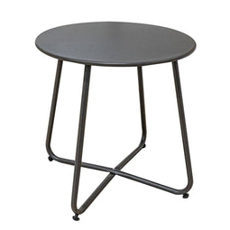 Bijzettafel Luna Staal Grafiet 45 x 45 cm