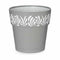 Zelfwaterende bloempot Stefanplast Gaia Grijs Plastic 19 x 19 x 19 cm (12 Stuks)
