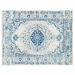 Tapijt DKD Home Decor Blauw Katoen Chenille (120 x 180 x 1 cm)