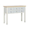Console Home ESPRIT Blauw Wit Paulownia hout 103 x 35 x 80 cm