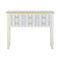 Console Home ESPRIT Blauw Wit Paulownia hout 103 x 35 x 80 cm