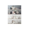 Schilderij DKD Home Decor Vaas Scandinavisch 135 x 2,5 x 45 cm (4 Stuks)