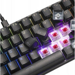 Mechanisch toetsenbord Mad Catz KS63NMUSBL000-0 Zwart Multicolour Monochrome