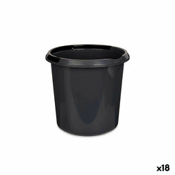 Emmer met handvat Grijs Antraciet 10 L (18 Stuks)