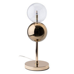 Ledtafellamp 15 x 15 x 48 cm Kristal Gouden Ijzer