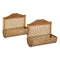 Wandkapstok Bamboe 50,5 x 20 x 42,5 cm (2 Stuks)