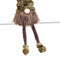 Kerstversiering Bruin Groen Zand Weefsel 15 x 15 x 56 cm