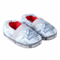 Slippers Voor in Huis Jurassic Park Lichtgrijs Schoenmaat 30-31