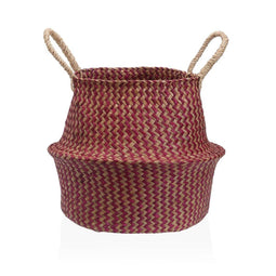 Decoratieve Mand Versa Rood Zeealgen Ø 28 cm