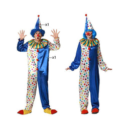 Kostuums voor Volwassenen Clown Blauw Maat XS/S