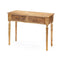 Zijtafel met 2 lades Bruin Mangohout 98 x 77 x 42 cm Lakens