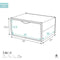 Stackable shoe box Max Home Wit 6 Stuks Polypropyleen ABS 35 x 18,5 x 27 cm