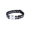 Hondenhalsband Red Dingo STYLE DIAMOND 15 mm x 24-36 cm Zwart