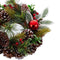 Kerstkroon Rood Groen Multicolour Plastic Foam Ananas 22 x 22 cm