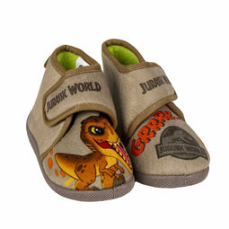 Slippers Voor in Huis Jurassic Park Bruin Schoenmaat 24