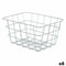 Veelzijdige mand Kinvara W5759K-S CHROME Zilverkleurig Metaal 24 x 12,5 x 18,5 cm Rechthoekig (6...