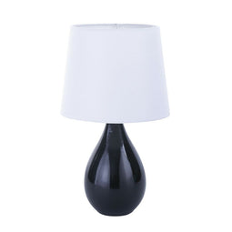 Bureaulamp Camy Zwart Keramisch (20 x 35 x 20 cm)