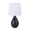 Bureaulamp Camy Zwart Keramisch (20 x 35 x 20 cm)