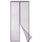 Muggennet Magnetisch Grijs Polyester Magneet 90 x 210 cm (12 Stuks)
