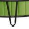 Poef 80 x 80 x 46 cm Synthetisch materiaal Metaal Groen